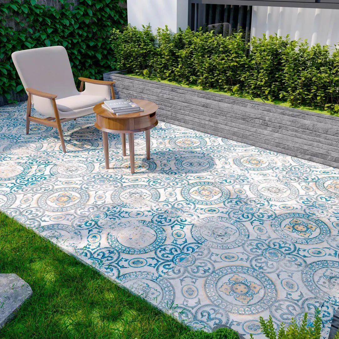 Moroccan Geometrisch Raphael 24" x 24" Pavers Raphael Porcelain - Zicana Boutique - 2