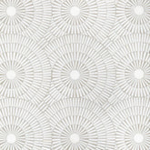 Motor City Circles Bianco Dolomiti Dolomite Mosaic Artistic Tile - Zicana Boutique - 1