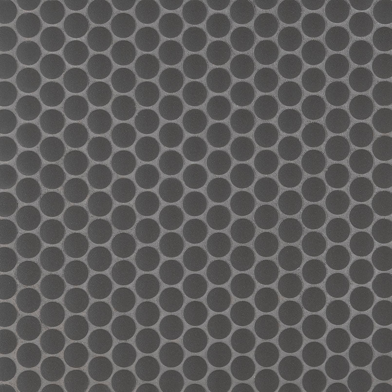 Nero Porcelain MSI Field Tiles 11" X 12" Penny Round MSI - Zicana Boutique - 1