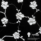 Orchid Dimensional Nero Marble Waterjet Mosaic Zicana Boutique - Zicana Boutique - 1