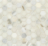 Pacific White Marble Mosaic Artistic Tile - Zicana Boutique - 1