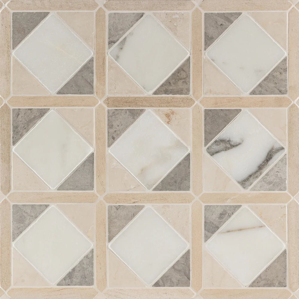 Palazzo Ducale Calacatta Gold Mosaic Artistic Tile - Zicana Boutique - 1