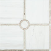 Pantheon X Bianco Dolomiti Waterjet Mosaic Artistic Tile - Zicana Boutique - 1
