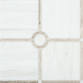 Pantheon X Bianco Dolomiti Waterjet Mosaic Zicana Boutique - Zicana Boutique - 1