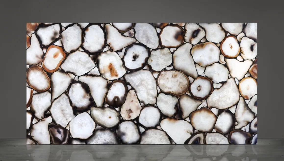 Platinum Agate Precious Stone Zicana Boutique - Zicana Boutique - 5