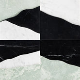 Ali Budd Kata Green Marble Dimensional Tile