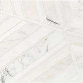 Strada Bianco Waterjet Mosaic