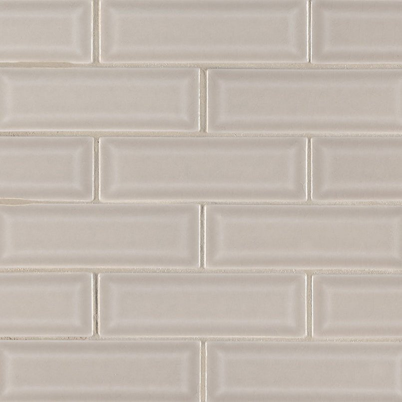 Portico Pearl Beveled Ceramic MSI Mosaic Tiles 2" X 6" Subway Pattern MSI - Zicana Boutique - 1