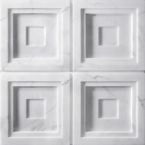 Prismatica 3D Stone Waterjet Mosaic Zicana Boutique - Zicana Boutique - 1