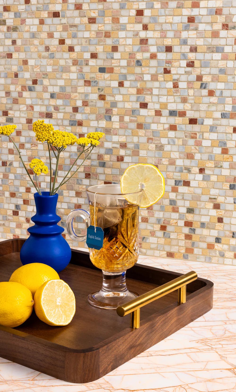 Puntini Rosa Portogallo Mosaic Artistic Tile - Zicana Boutique - 2
