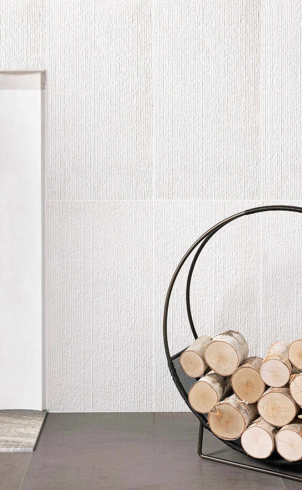 Raked White Sand Marble Tile 12" x 24" Zicana Boutique - Zicana Boutique - 2