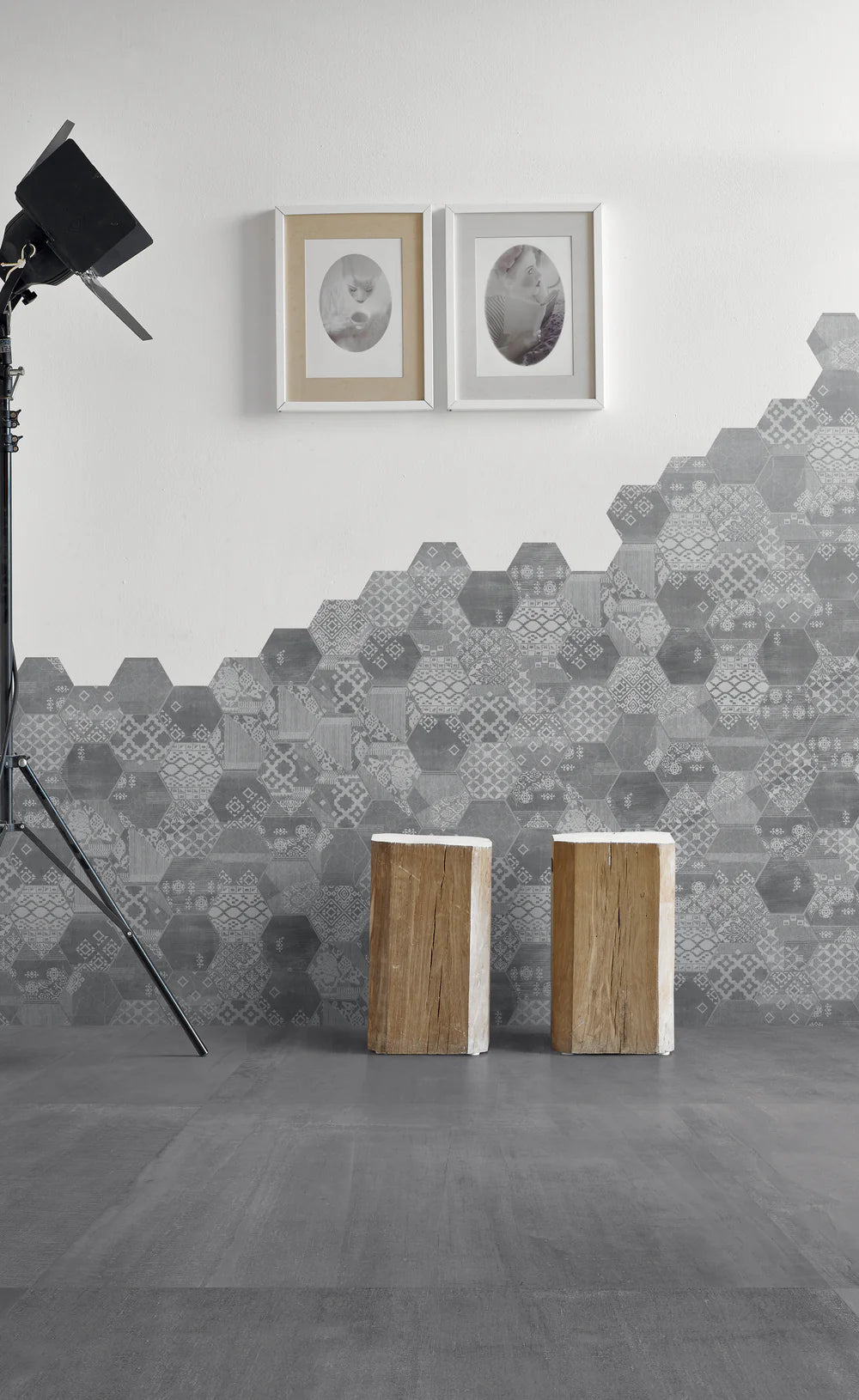 Raw Grey Tile Artistic Tile - Zicana Boutique - 2