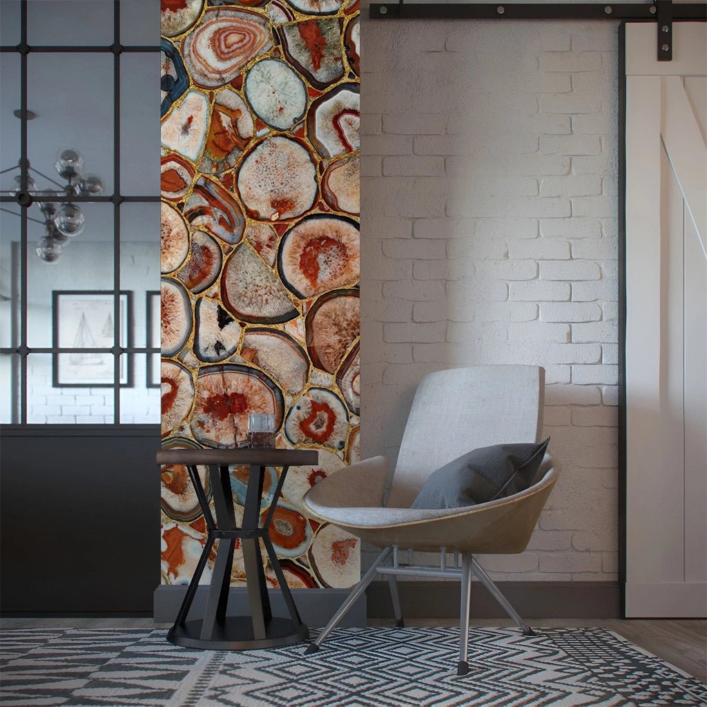 Red Agate Gemstone Zicana Boutique - Zicana Boutique - 4