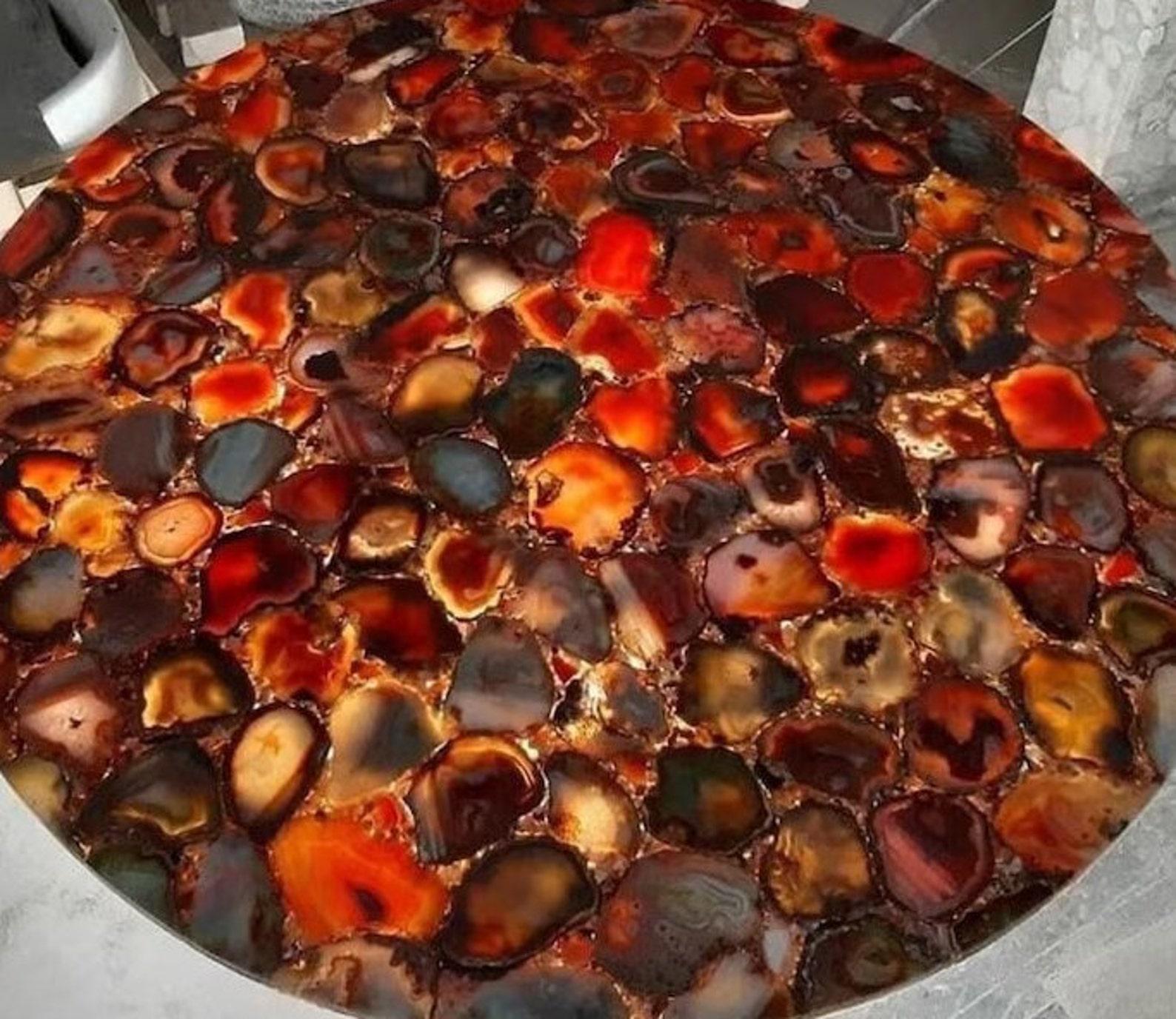 Red Agate Gemstone Zicana Boutique - Zicana Boutique - 5