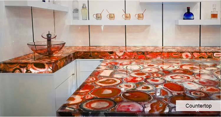 Red Agate Gemstone Zicana Boutique - Zicana Boutique - 3