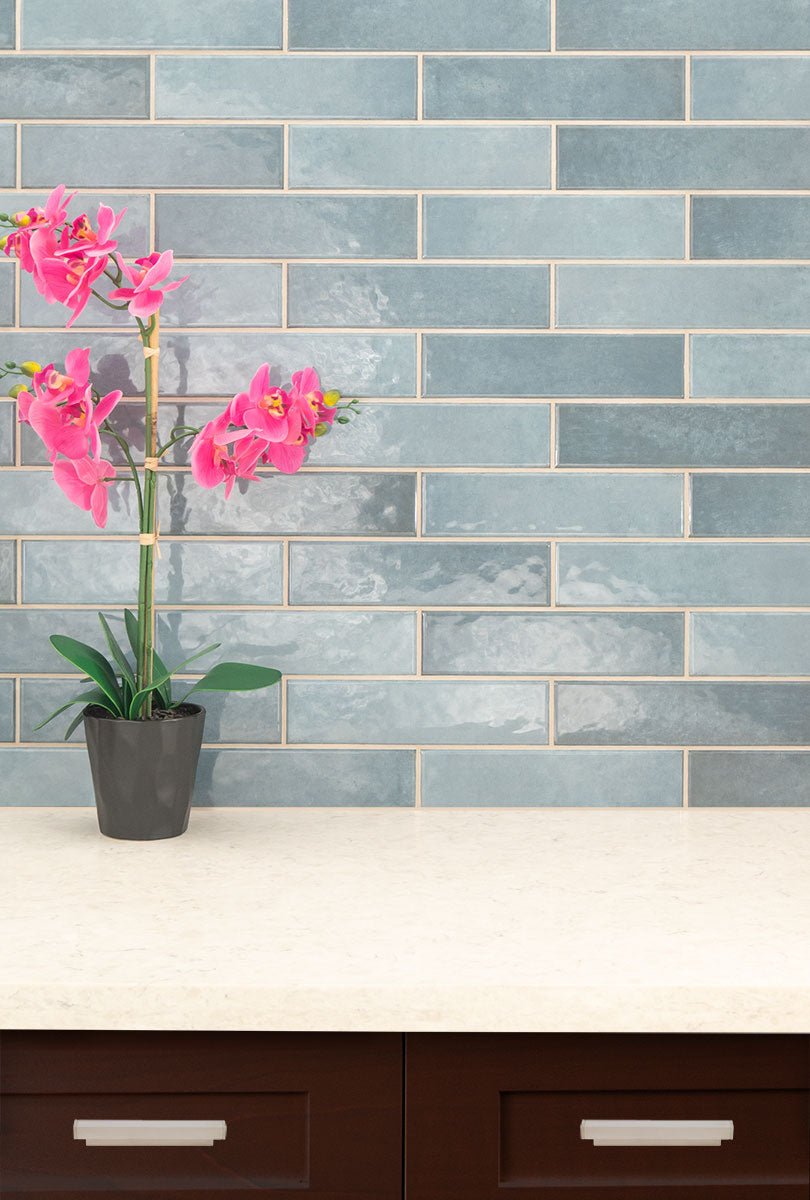 Renzo Denim Ceramic MSI Field Tiles 3" X 12" MSI - Zicana Boutique - 5