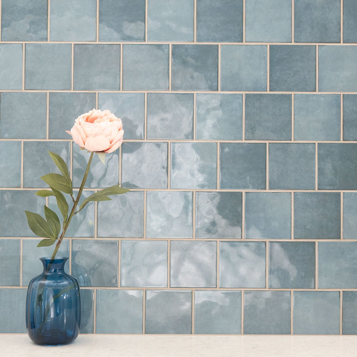 Renzo Denim Ceramic MSI Field Tiles 5" X 5" MSI - Zicana Boutique - 5