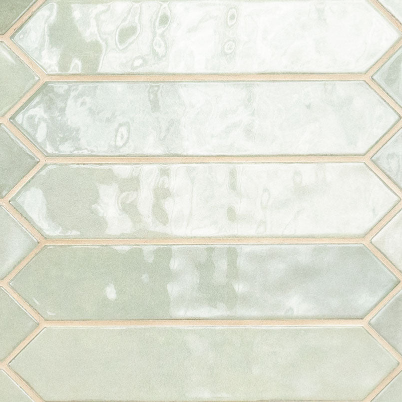 Renzo Jade Ceramic MSI Field Tiles 2.5" X 13" Picket Pattern MSI - Zicana Boutique - 1
