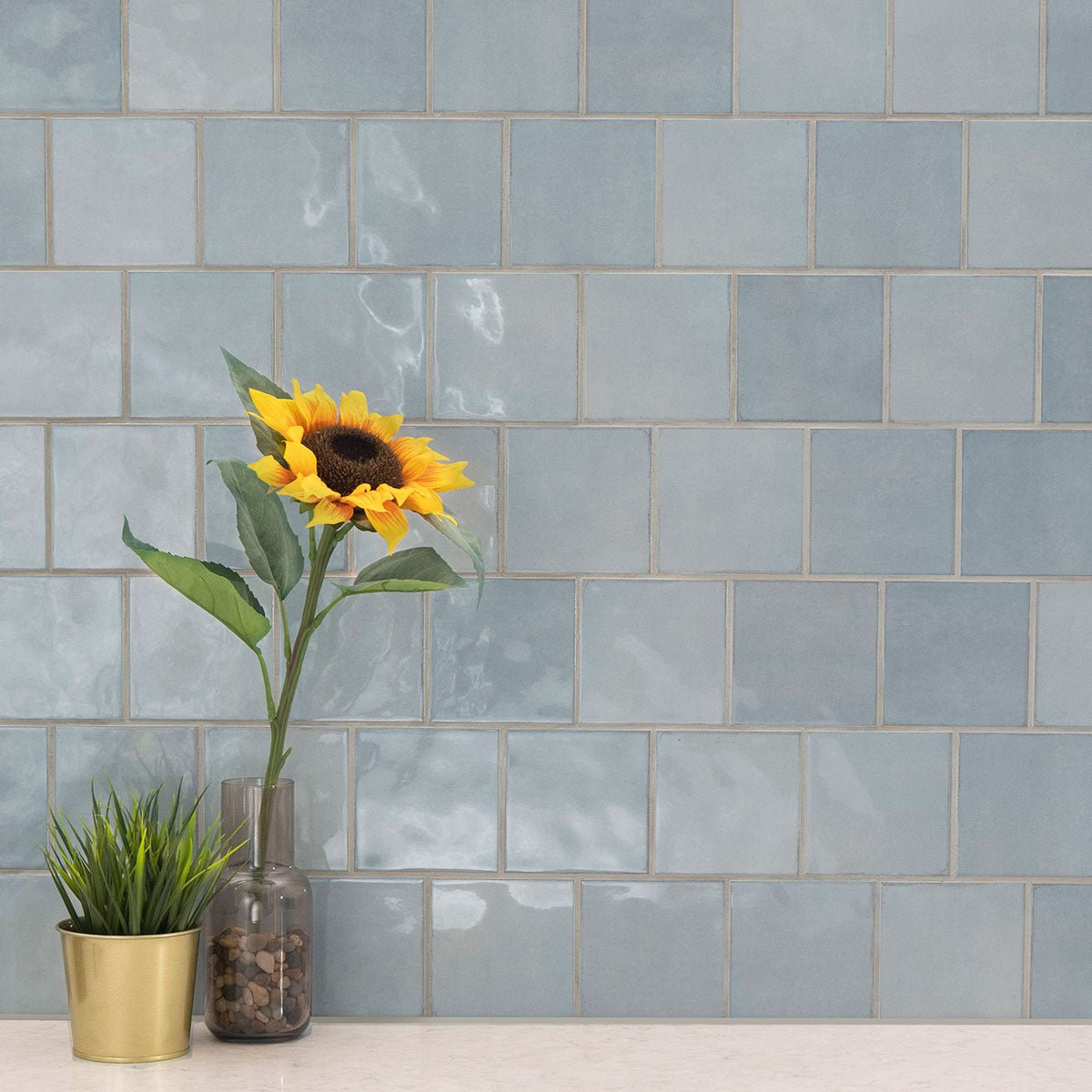 Renzo Sky Ceramic MSI Field Tiles 5" X 5" MSI - Zicana Boutique - 7