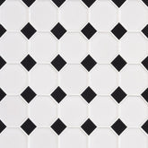 Retro Bianco Porcelain MSI Field Tiles 12" X 12" Octagon Pattern MSI - Zicana Boutique - 1