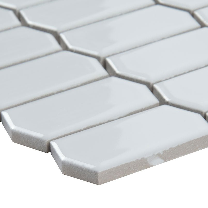 Retro Bianco Porcelain MSI Field Tiles 12" X 14" Picket Pattern MSI - Zicana Boutique - 3
