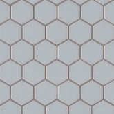 Retro Gray Porcelain MSI Field Tiles 2" Hexagon Pattern MSI - Zicana Boutique - 1