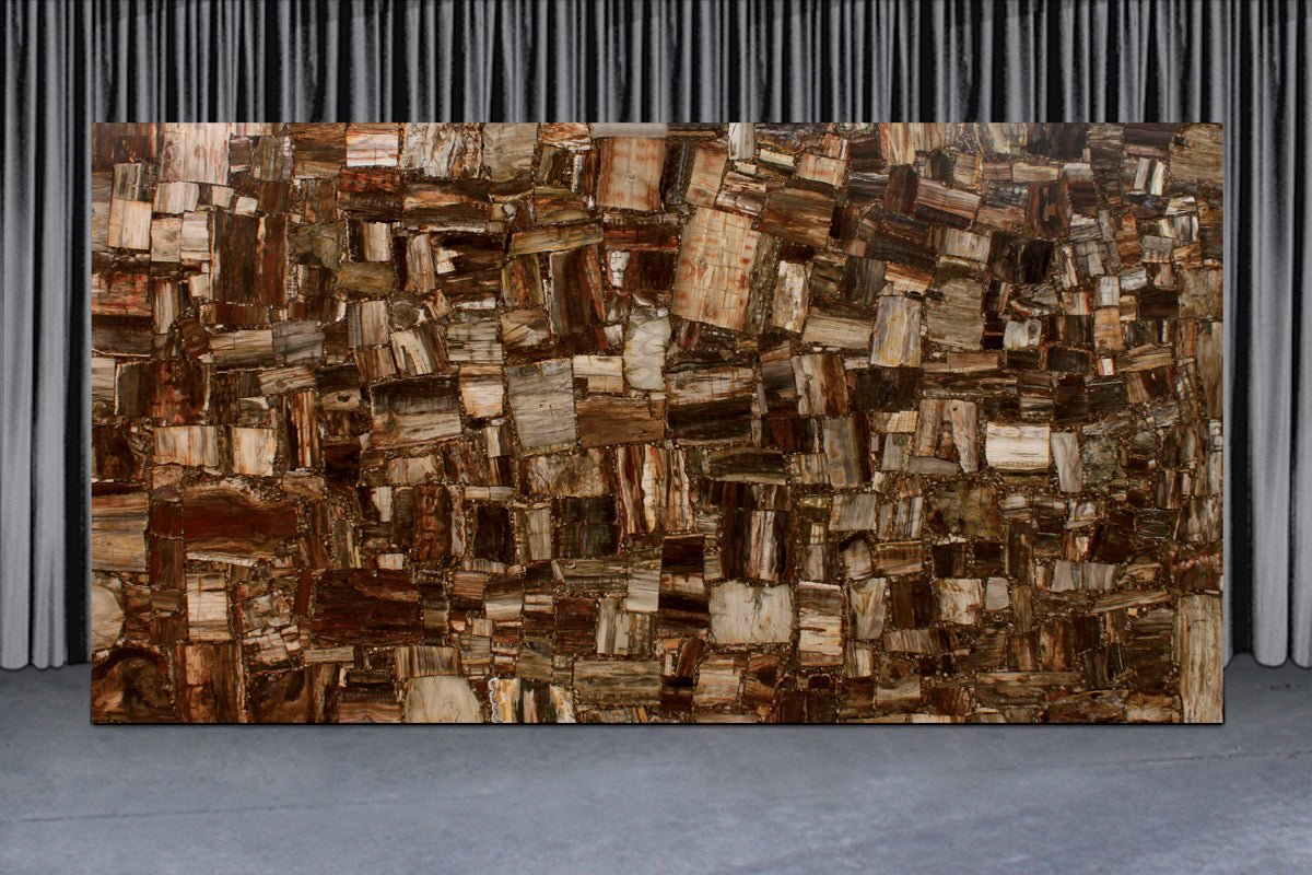 Retro Petrified Wood Precious Stone Antolini - Zicana Boutique - 6