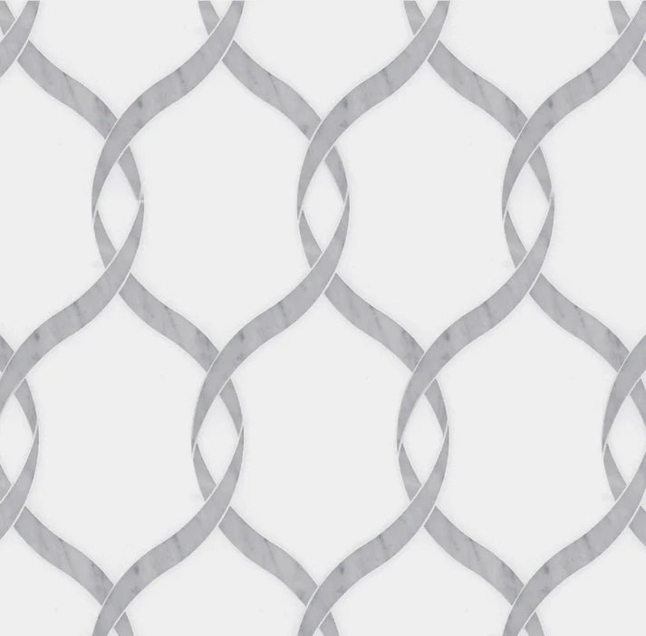 Rivera Lenote Ornamental Marble Waterjet Mosaic Zicana Boutique - Zicana Boutique - 1