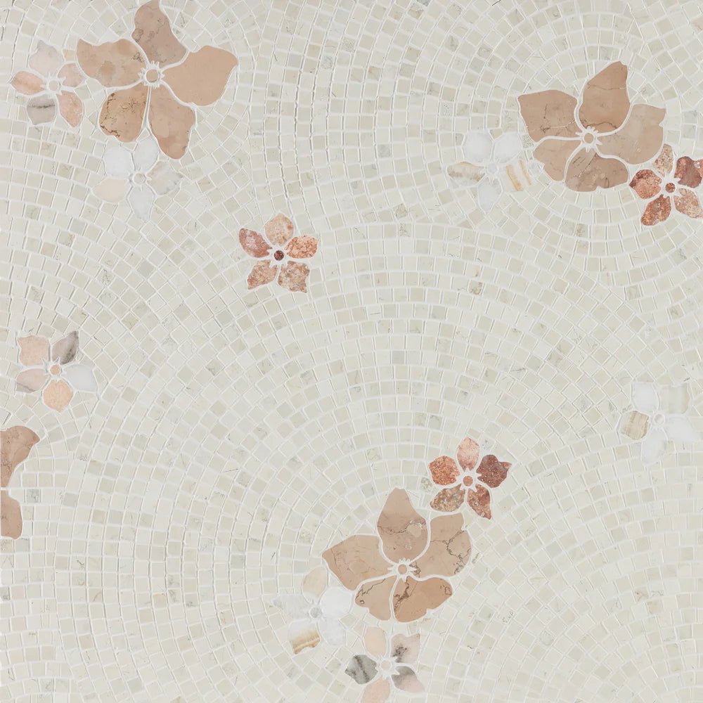 Sakura Bianco Antico Mosaic Artistic Tile - Zicana Boutique - 1
