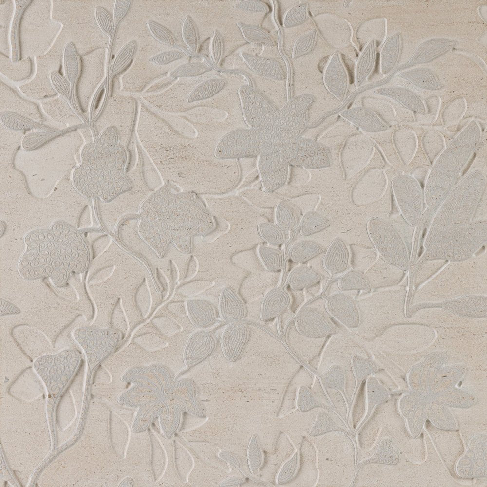 Sanctuary By Lori Weitzner Moca Cream Dimensional Tile Artistic Tile - Zicana Boutique - 3
