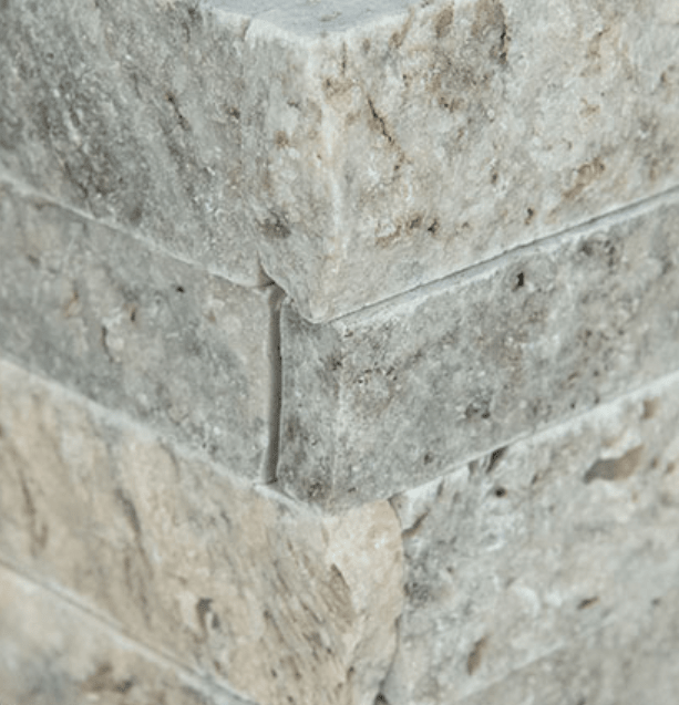 Silver Travertine MSI Field Tiles 4.5" X 9" Mini Corner MSI - Zicana Boutique - 1