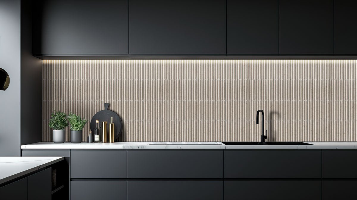 Sinfonia Piano Arena Porcelain MSI Field Tiles 4.5" X 9" Fluted Pattern MSI - Zicana Boutique - 6