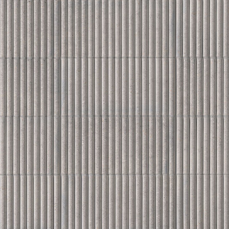 Sinfonia Piano Ceniza Porcelain MSI Field Tiles 4.5" X 9" Fluted Pattern MSI - Zicana Boutique - 1