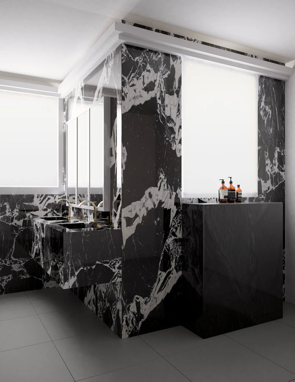 Solid Grey Tile Artistic Tile - Zicana Boutique - 2