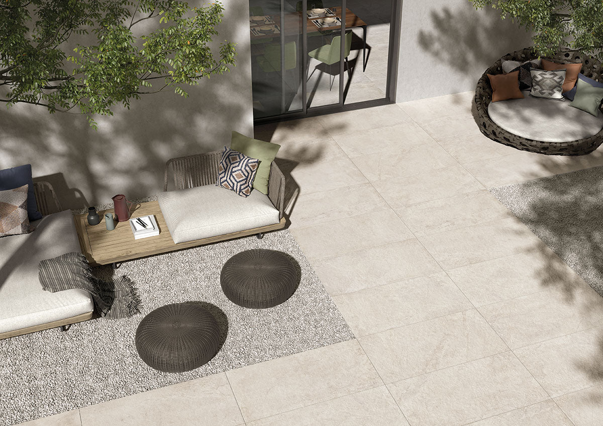 Sorena Cream 24" x 24" Porcelain Field Tiles MSI- Zicana Boutique -4