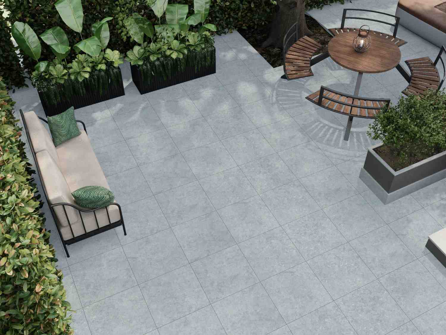 Stone Fog Porcelain Pavers 24" x 24" Italvivo - Zicana Boutique - 3