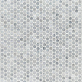Studs Bianco Carrara Marble Mosaic Artistic Tile - Zicana Boutique - 1