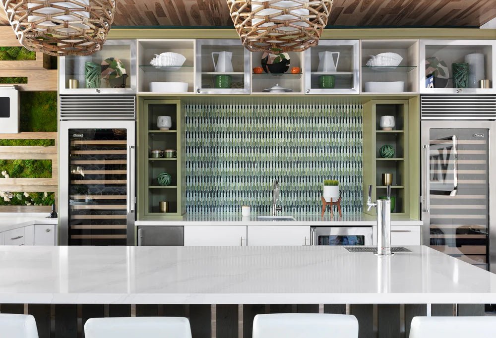 Tappeti Green Blend Mosaic Artistic Tile - Zicana Boutique - 4