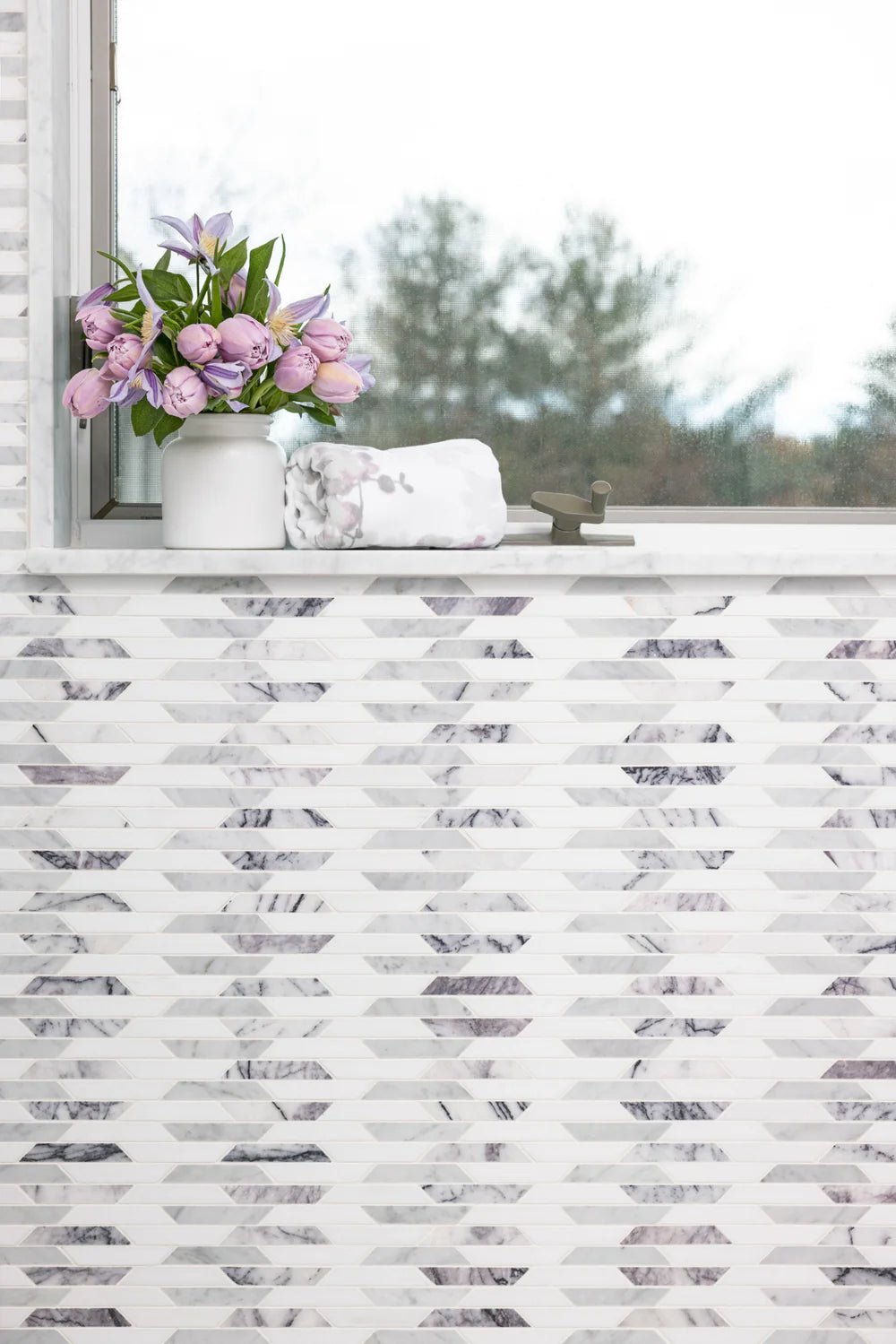 Tappeti Lilac Mosaic Artistic Tile - Zicana Boutique - 5