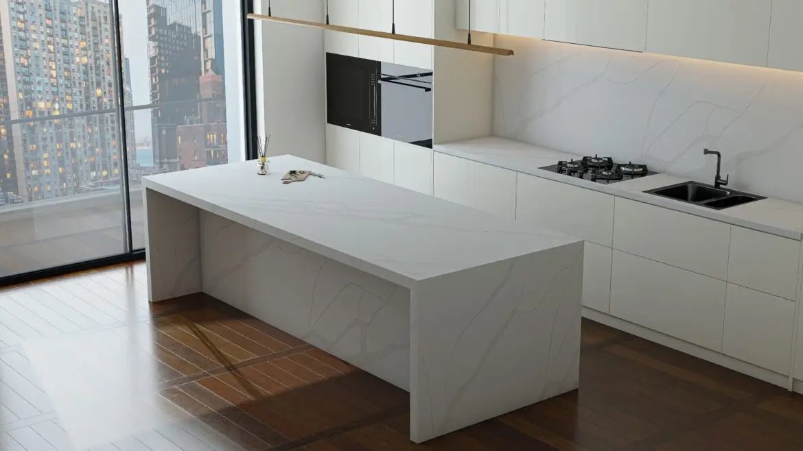 Terra Lite Gold Pental Quartz Architectural Surfaces - Zicana Boutique - 2