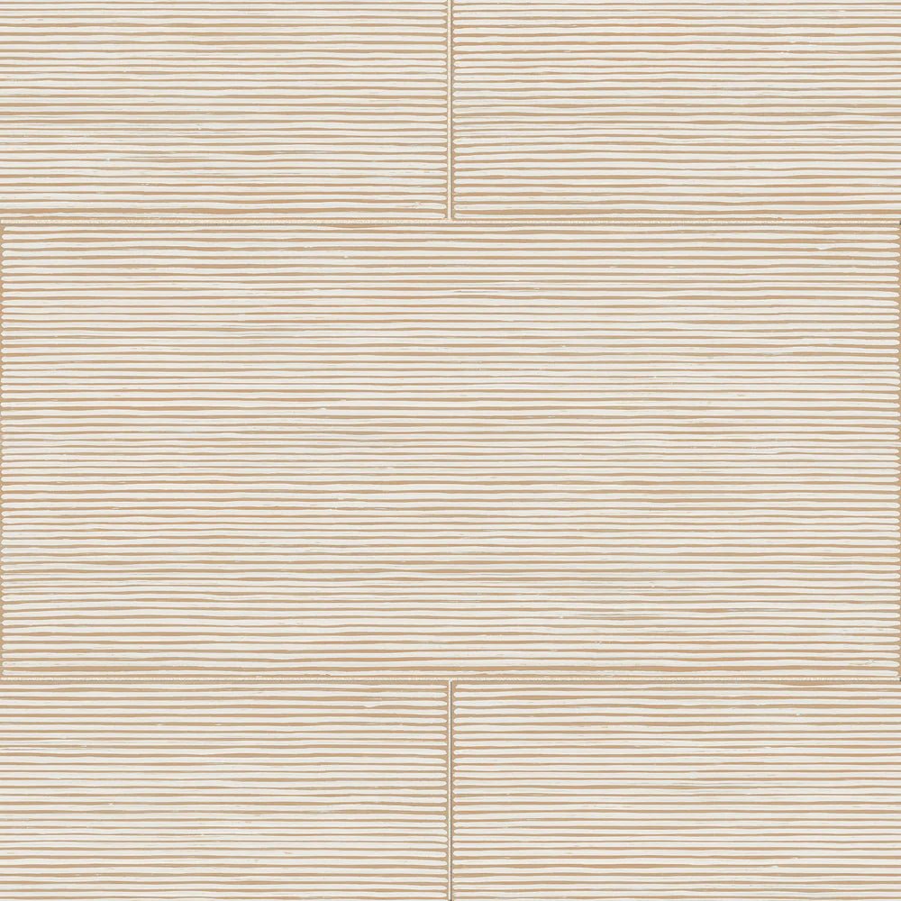 Terre Ribbed Sand Decorative Tile Artistic Tile - Zicana Boutique - 1