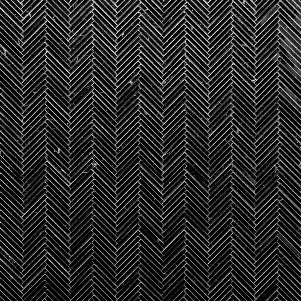 Thin Herringbone Nero Marble Mosaic Zicana Boutique - Zicana Boutique - 1