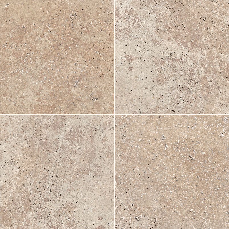 Tuscany Walnut Travertine MSI Field Tiles 12" X 12" MSI - Zicana Boutique - 1