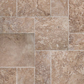 Tuscany Walnut Travertine MSI Field Tiles 48" X 48" Tumbled Kit MSI - Zicana Boutique - 1