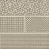 Urbano Warm Concrete 3D Mix Ceramic MSI Field Tiles 4" X 12" MSI - Zicana Boutique - 1