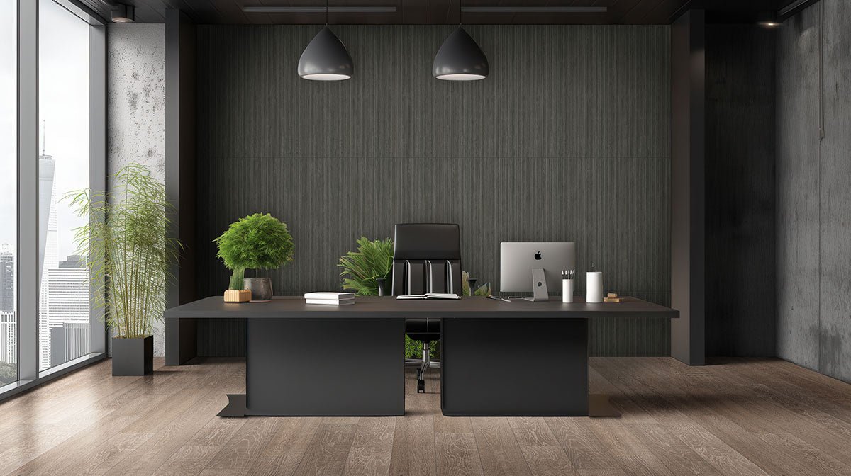 Urbanslat Carbon Ceramic MSI Field Tiles 16" X 48" Fluted MSI - Zicana Boutique - 9