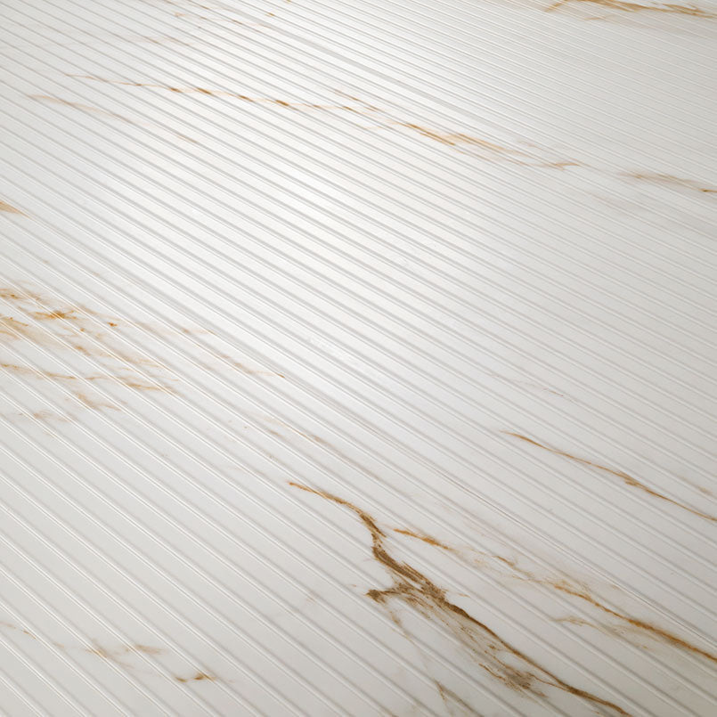 Urbanslat Marmi Gold Ceramic MSI Field Tiles 16" X 48" Fluted MSI - Zicana Boutique - 3