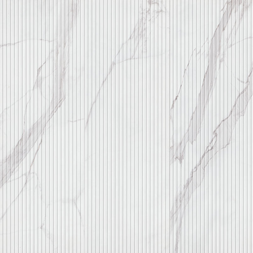 Urbanslat Marmi Grey Ceramic MSI Field Tiles 16" X 48" Fluted MSI - Zicana Boutique - 1