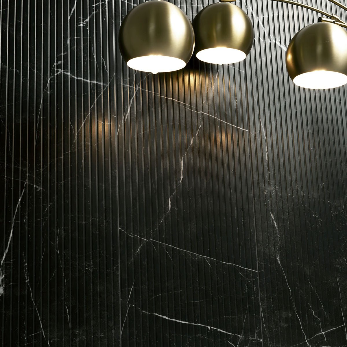 Urbanslat Marmi Noir Ceramic MSI Field Tiles 16" X 48" Fluted MSI - Zicana Boutique - 12