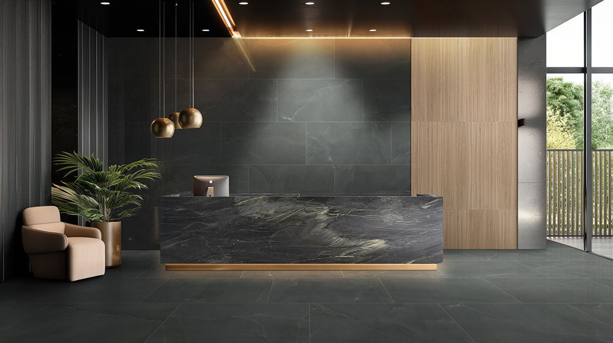 Urbanslat Natural Ceramic MSI Field Tiles 16" X 48" Fluted MSI - Zicana Boutique - 18